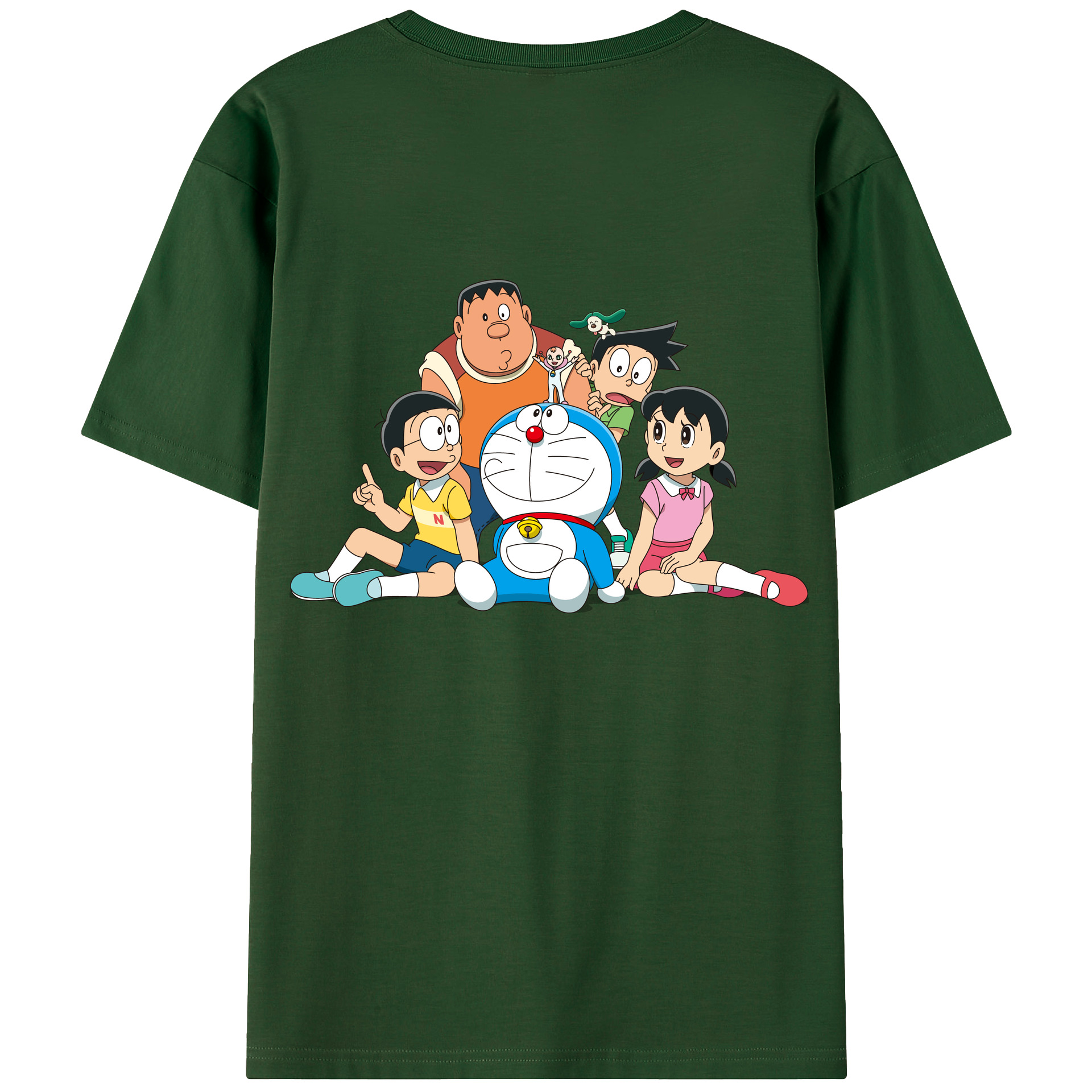 （画像用） ドラえもん Doraemon 綿100％半袖Tシャツ（背面プリント）